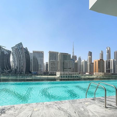 Furnished Apartment Binghatti Canal - Burj Khalifa View, Дубай Экстерьер фото